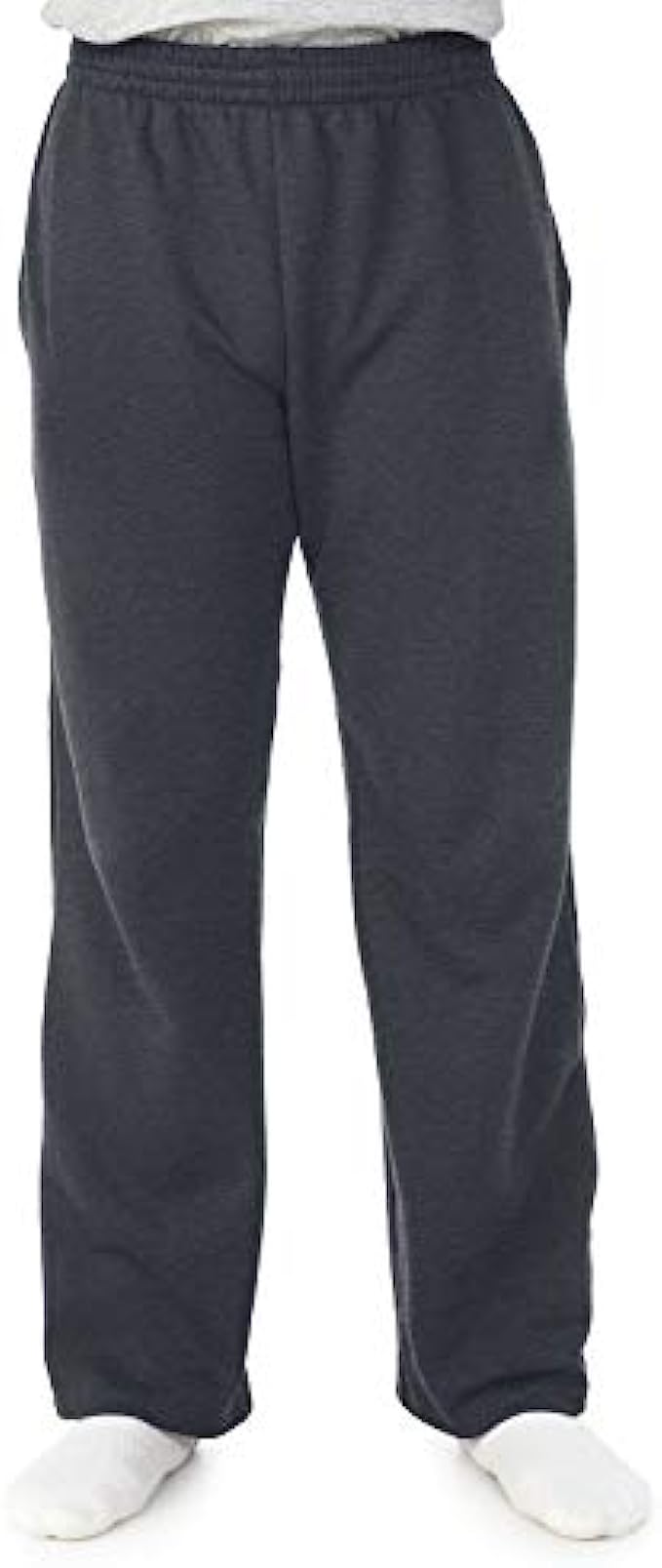 Fruit of the Loom Men&#039;s Sofspun Fleece Open Bottom Sweatpants