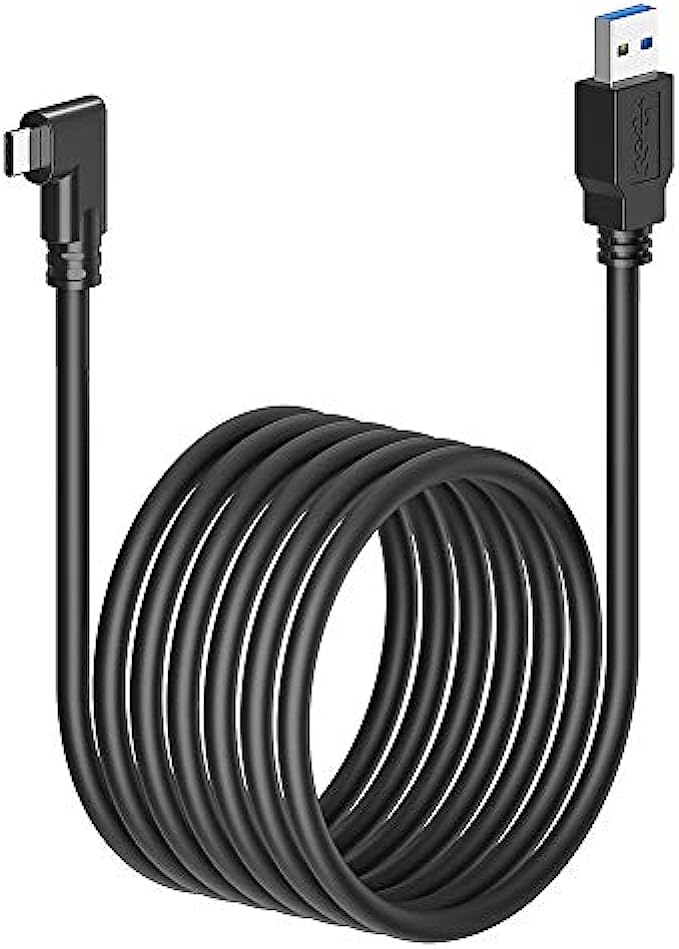 Compatible with Oculus Link Cable 10ft, DHH USB 3.2 Gen1, USB C to A, High Speed Data Transfer &amp; Fast Charging Cable Compatible for Quest2 /1 Headset to a Gaming PC